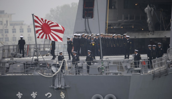 2019년 중국 칭다오 입항한 일본 해상자위대 호위함 [사진=연합뉴스]